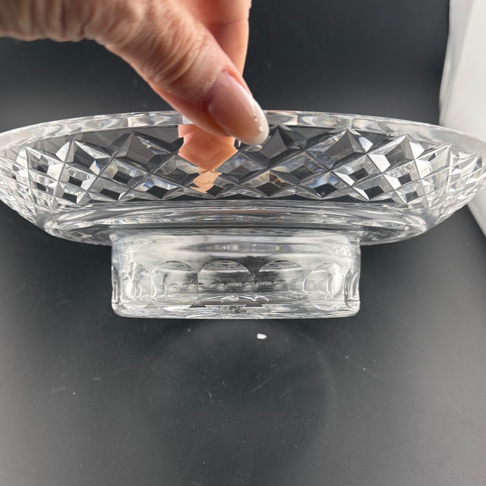 Waterford “Alana” Pattern Crystal Cut Glass Bowl - Picture 2 of 5